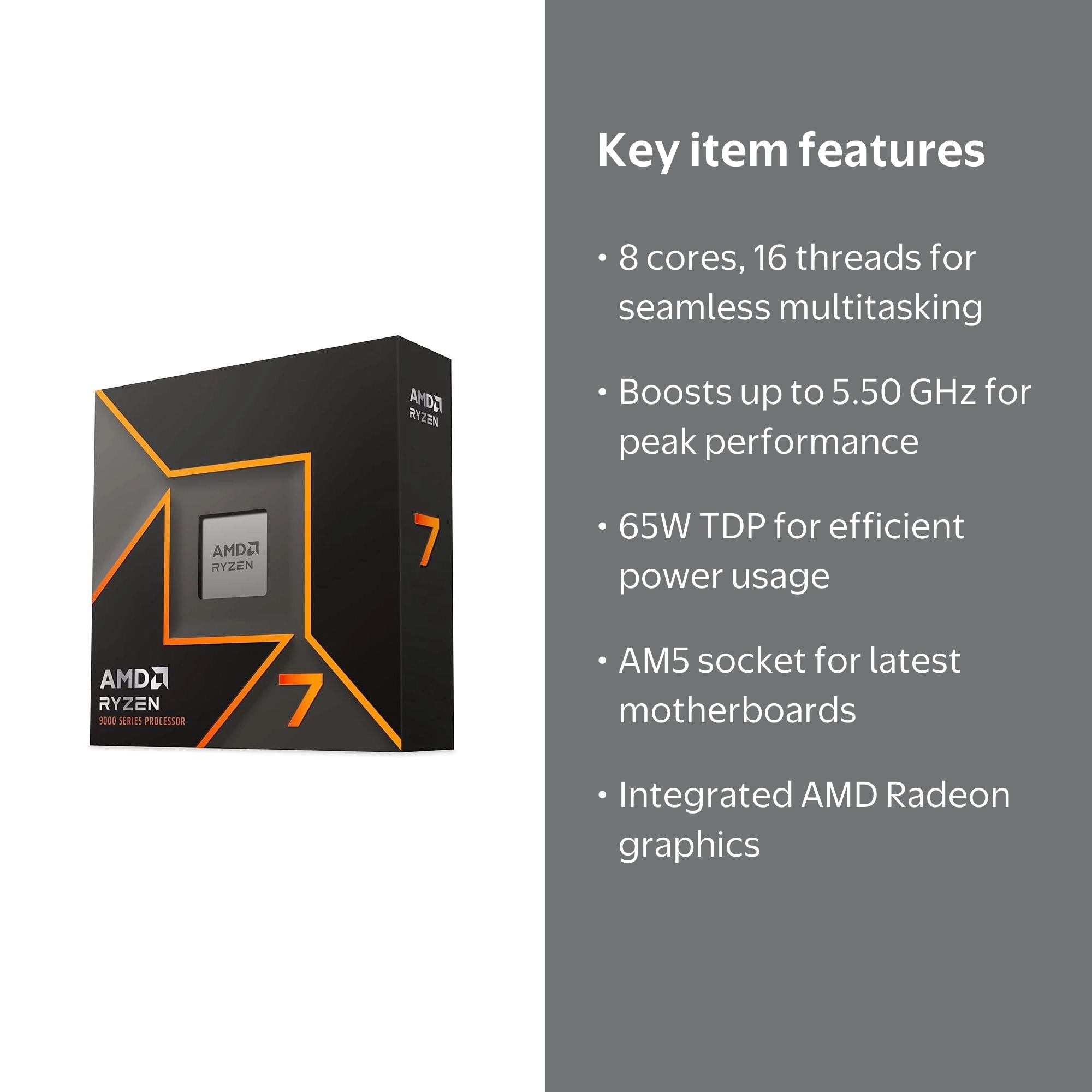 AMD Ryzen 7 9700X - Ryzen 7 9000 Series Granite Ridge (Zen 5) 8