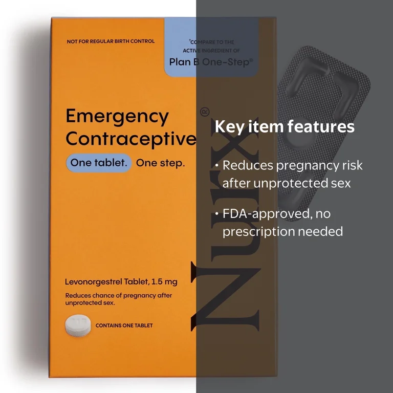 Nurx Morning After Pill, 1.5mg Levonorgestrel Emergency Contraception