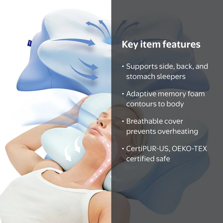 Derila, Cervical Neck Pillow, 21.25