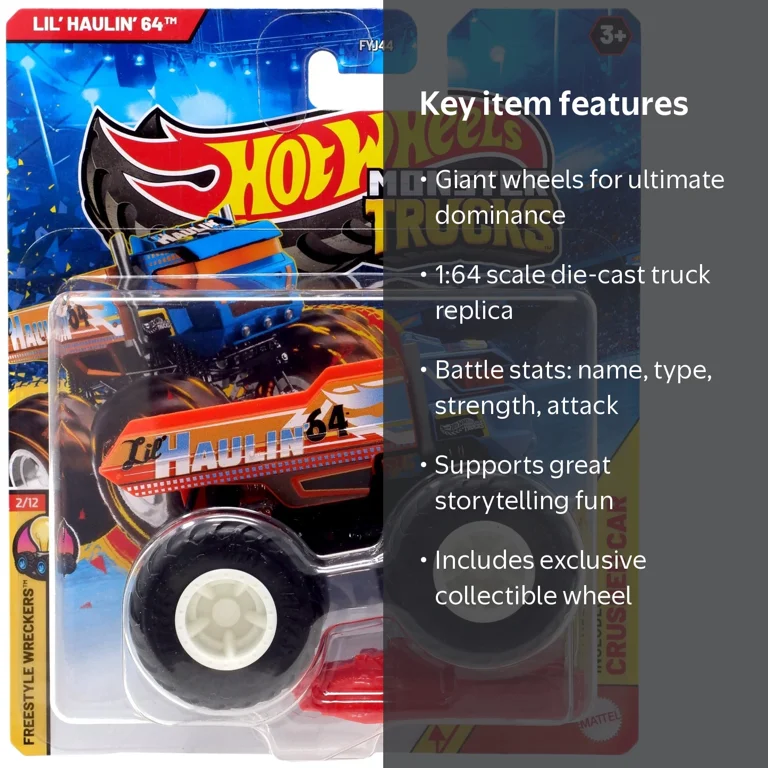 Hot Wheels Freestyle Wreckers Lil' Haulin' 64 Diecast Car