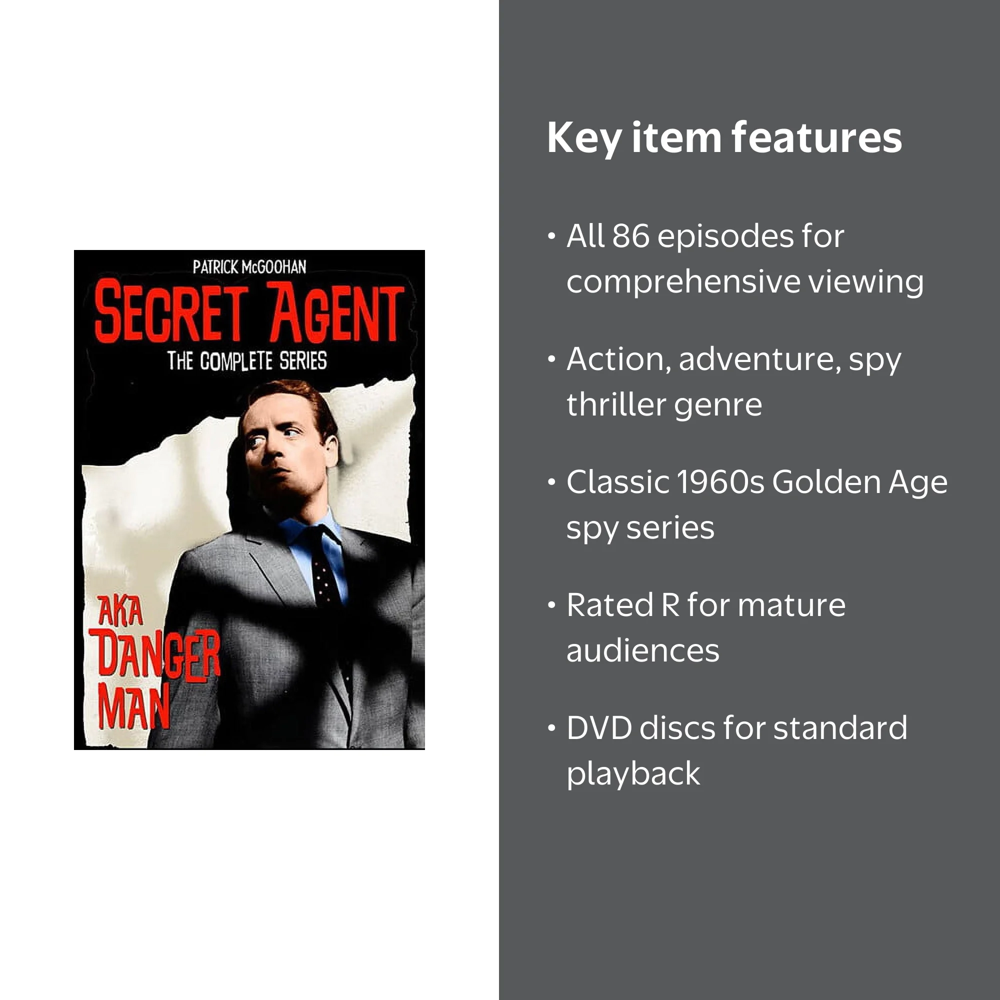 Secret Agent (aka Danger Man): The Complete Series (DVD), Timeless