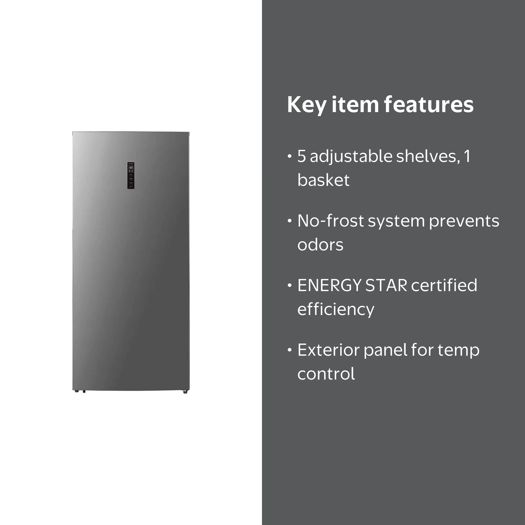 Element 21.2 cu. Ft. Upright Convertible Freezer/ Refrigerator