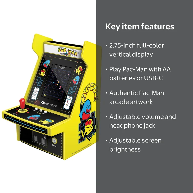 My Arcade Micro Player Pro Pac-Man Portable Arcade Game System
