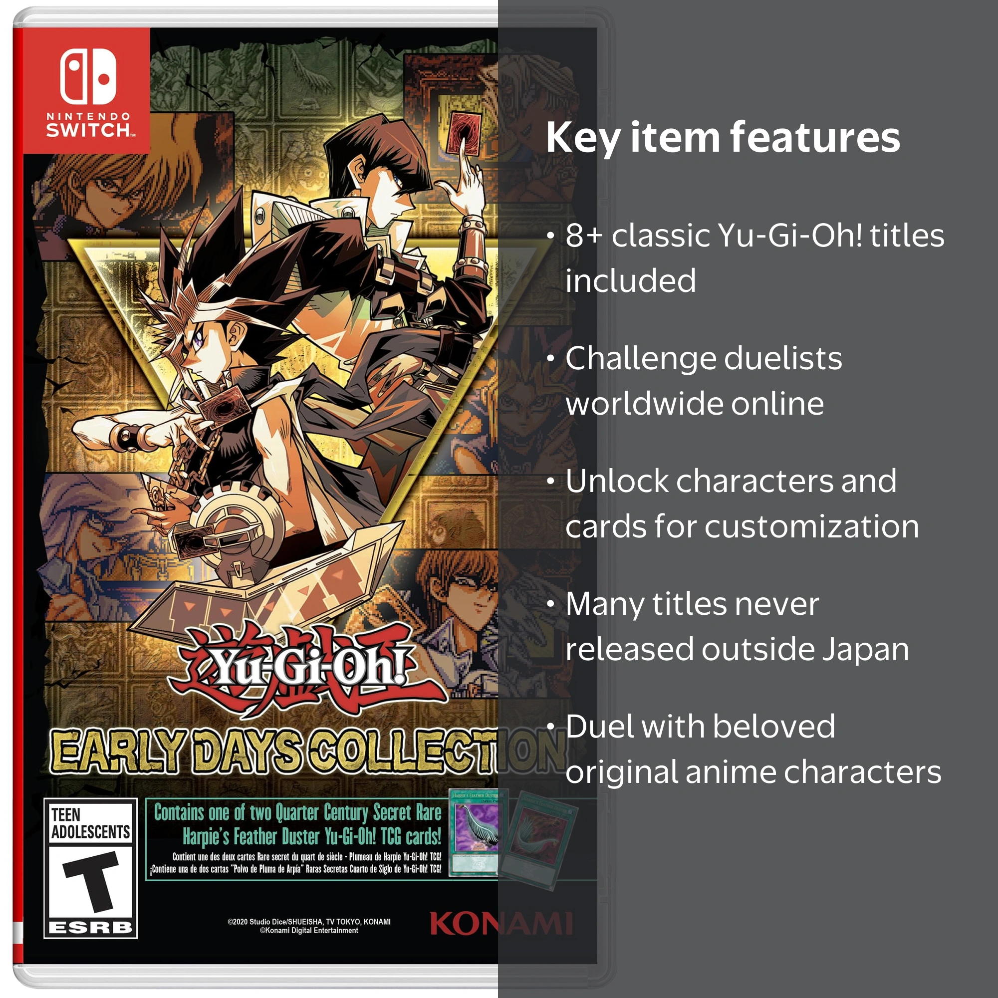 Konami, Yu-Gi-Oh! Early Days Collection, Nintendo Switch, No code