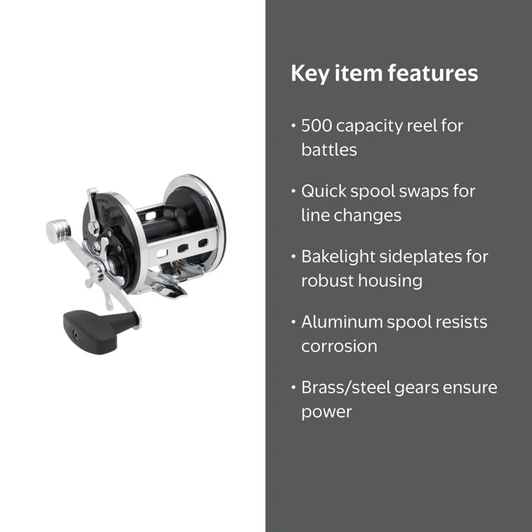 PENN, Jigmaster¬Æ Star Drag Reel, Size 500, Saltwater Fishing Reel