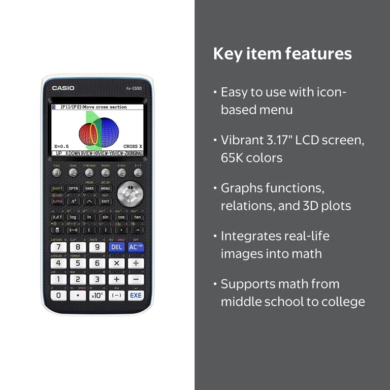 Casio FX-CG50 Electronic Handheld Scientific Color Graphing