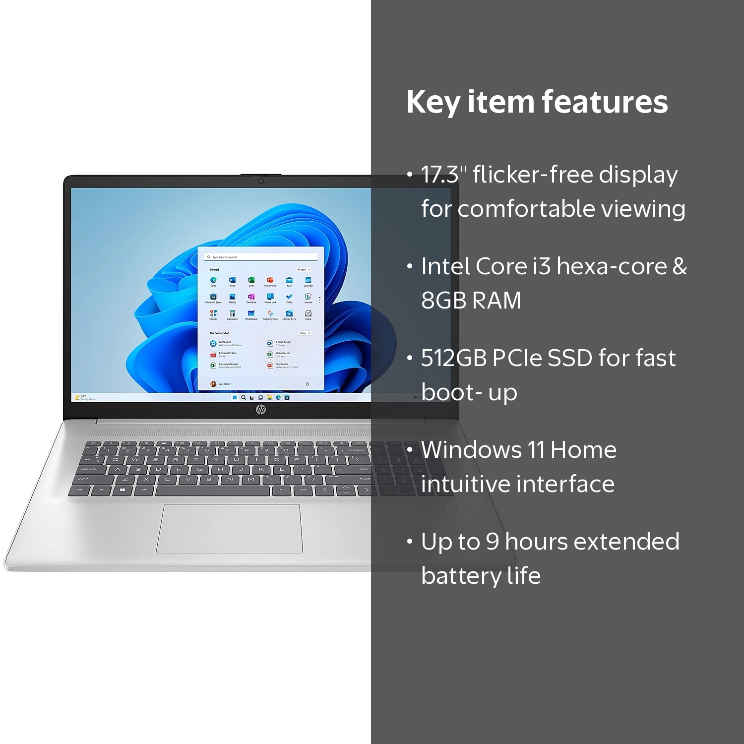 17.3型 WN1/E2 i7-10750H/512GB/16GB/Office HP 17.3