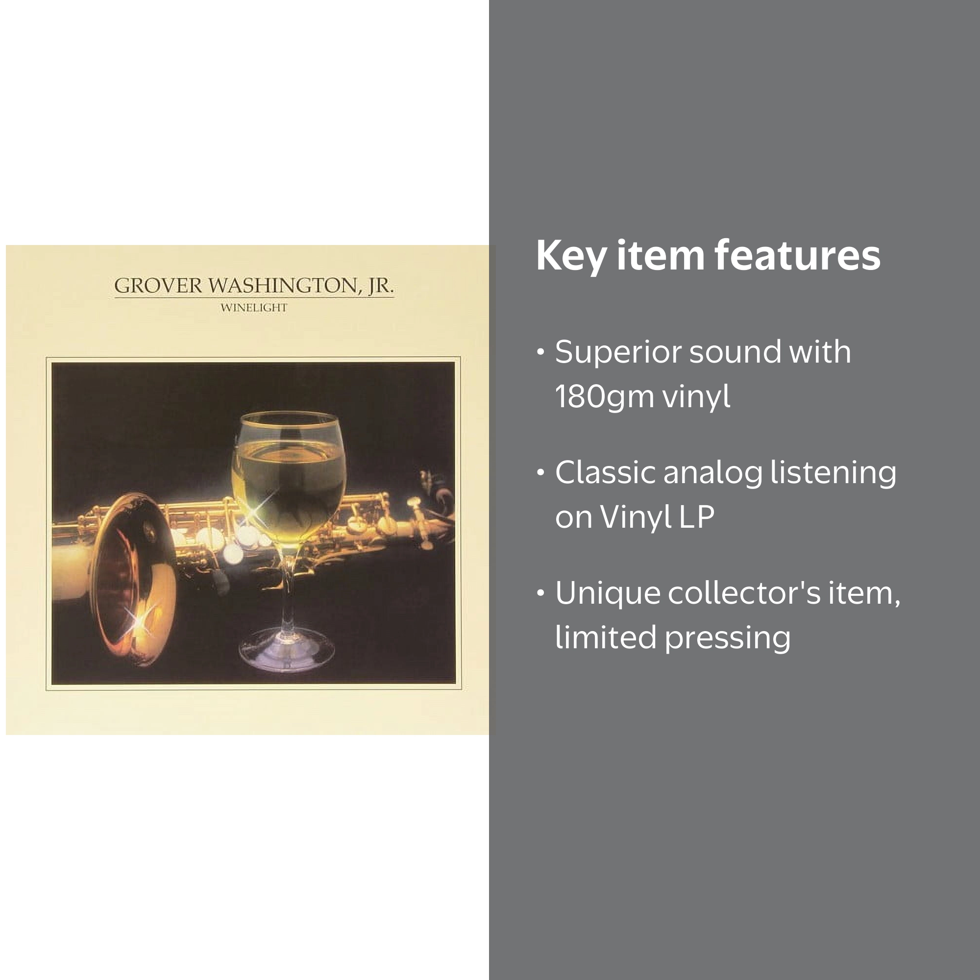 Grover Washington JR - Winelight - Music & Performance - Vinyl