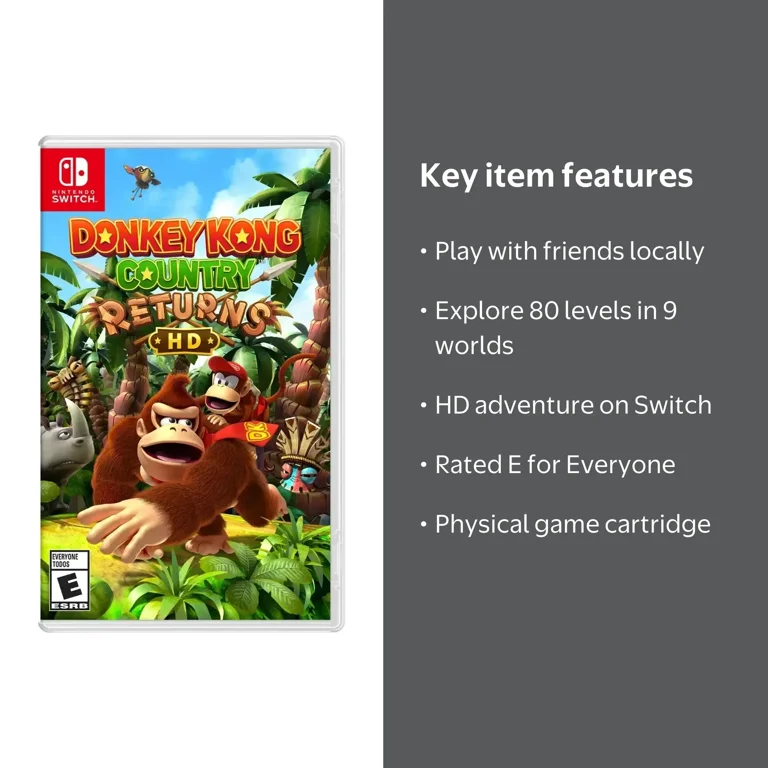 Nintendo, Donkey Kong Country Returns HD, Nintendo Switch – OLED