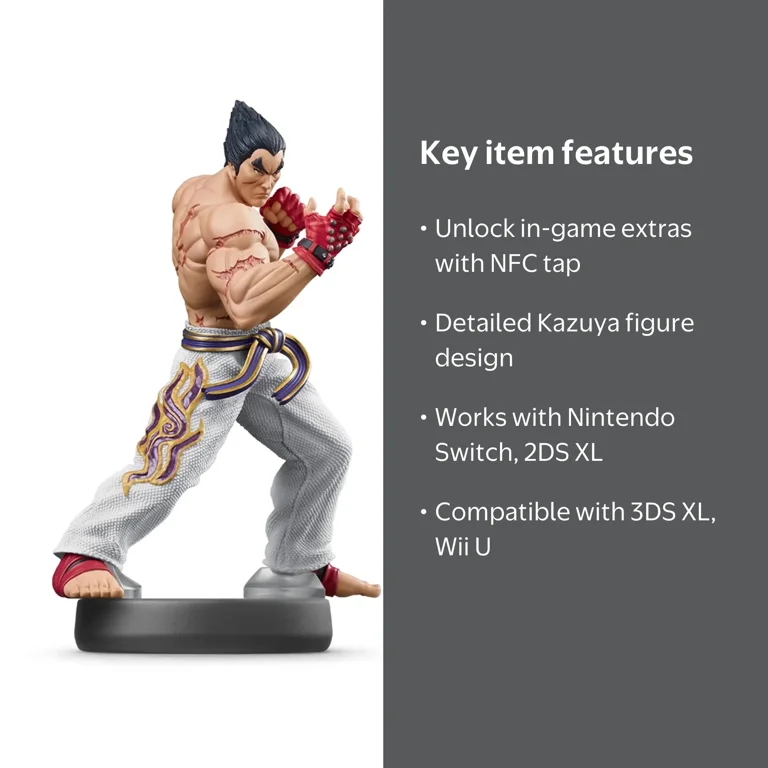 Nintendo amiibo カズヤ スマブラ Nintendo Kazuya Smash Amiibo Accessory for In-Game Extras