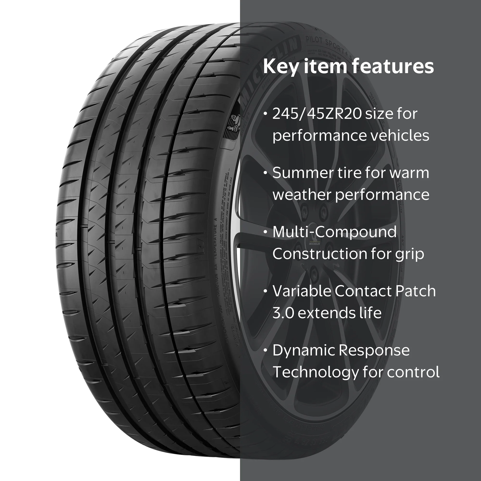 Michelin Pilot Sport 4S Performance 245/45ZR20 (103Y) XL Passenger