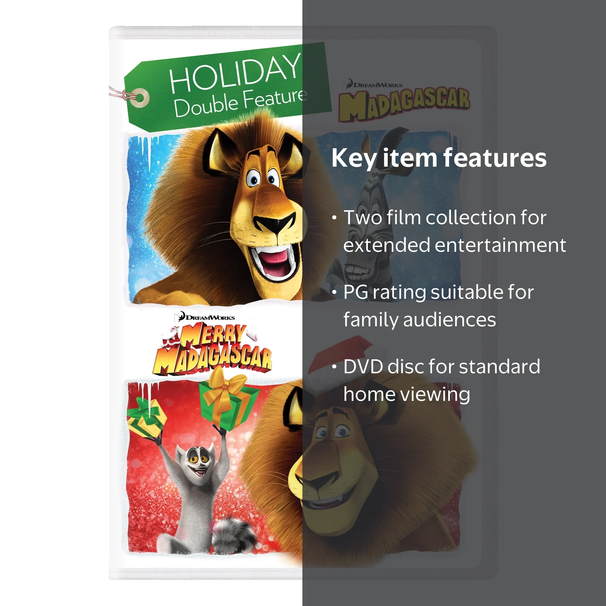 Madagascar / Merry Madagascar - Holiday Double Feature (DVD