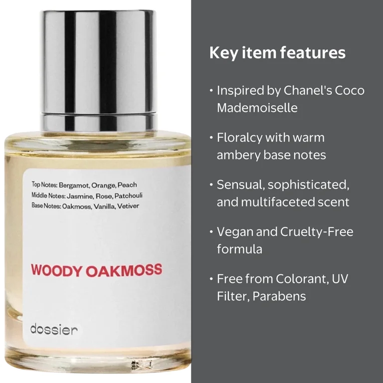 Dossier Woody Oakmoss Eau de Parfum, Inspired by Chanel Coco