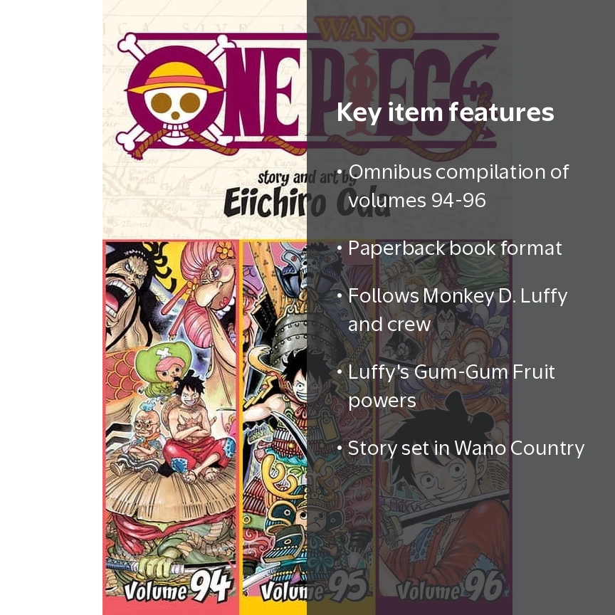 Eiichiro Oda, One Piece Omnibus Vol. 32, Includes vols. 94-96