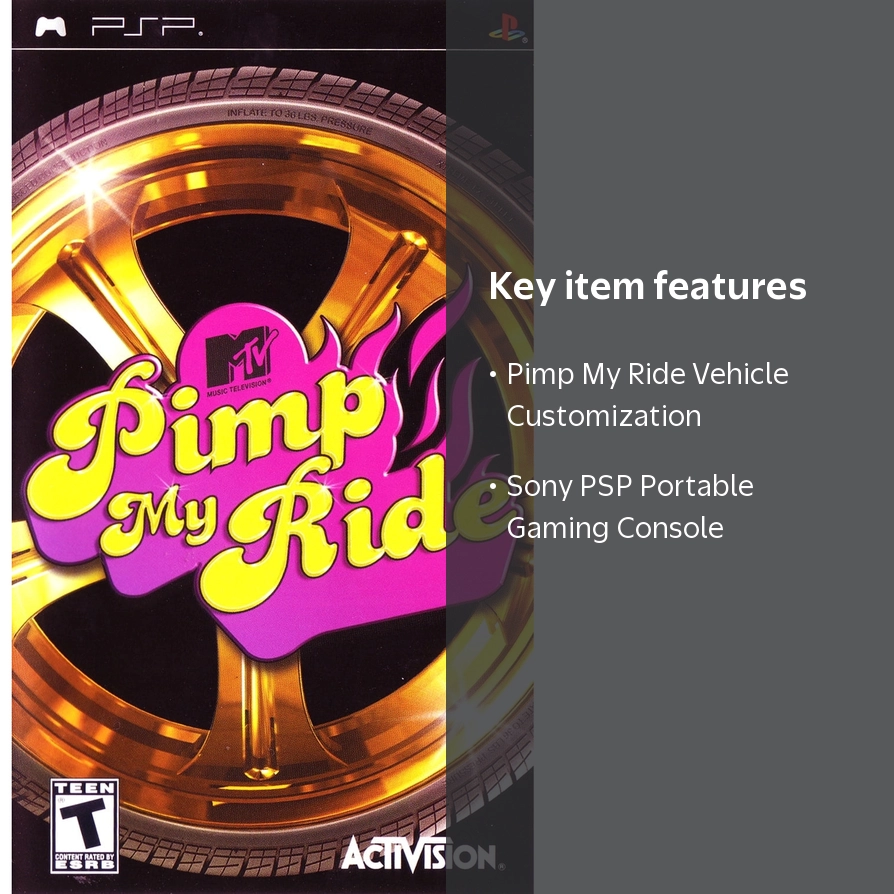 Activision Blizzard, Pimp My Ride, Sony PSP Video Game - Walmart.com