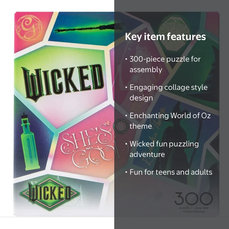 Wicked 300 Piece Puzzle Collage Style by Buffalo Games - Walmart.com