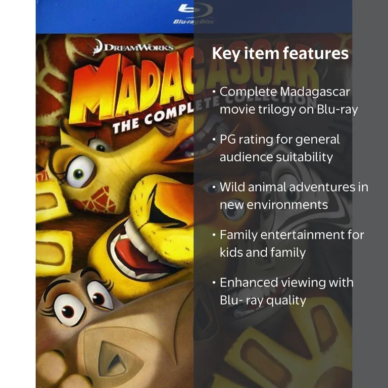 Madagascar: The Complete Collection (Blu-ray Set) [Blu-ray