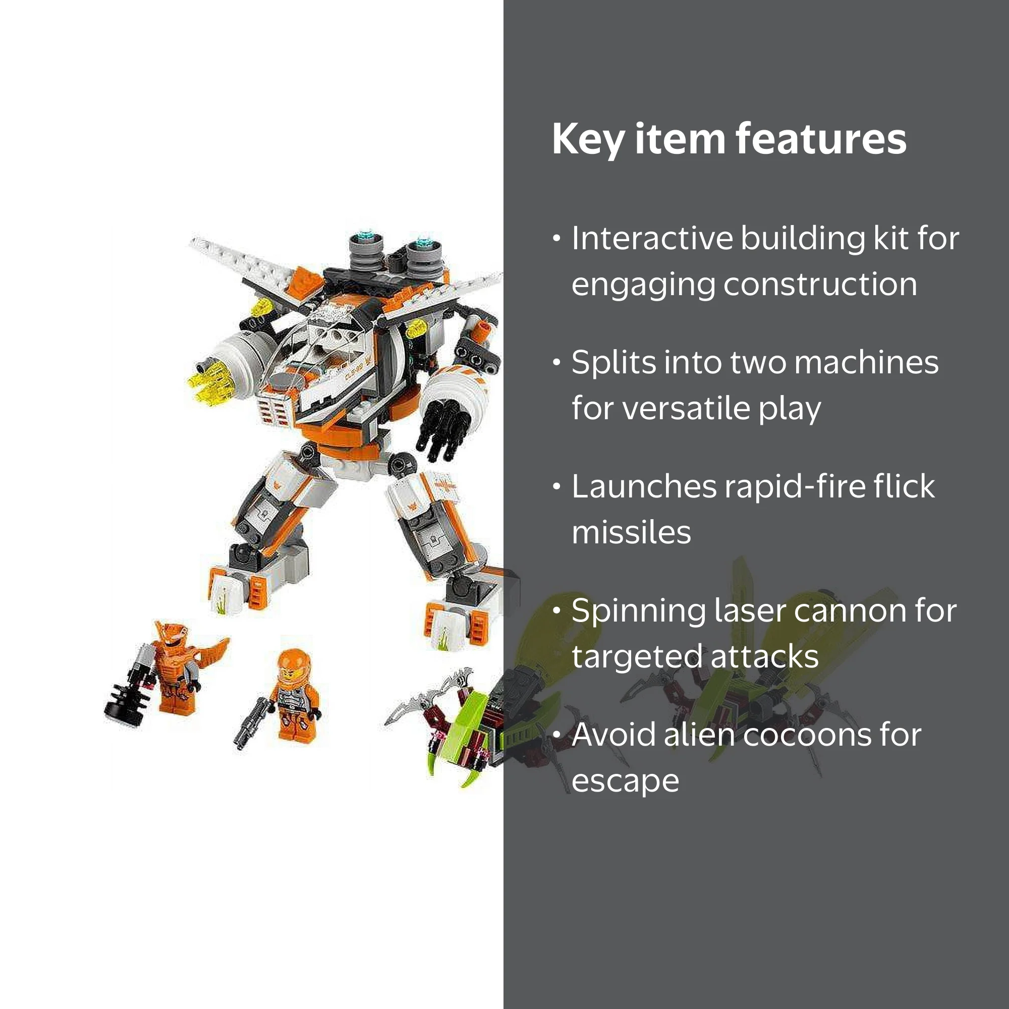 user_45cd8961 専用　P3 Galaxy 、REVO11.8セット LEGO Galaxy Squad 70707 - CLS-89 Eradicator Mech - Walmart.com