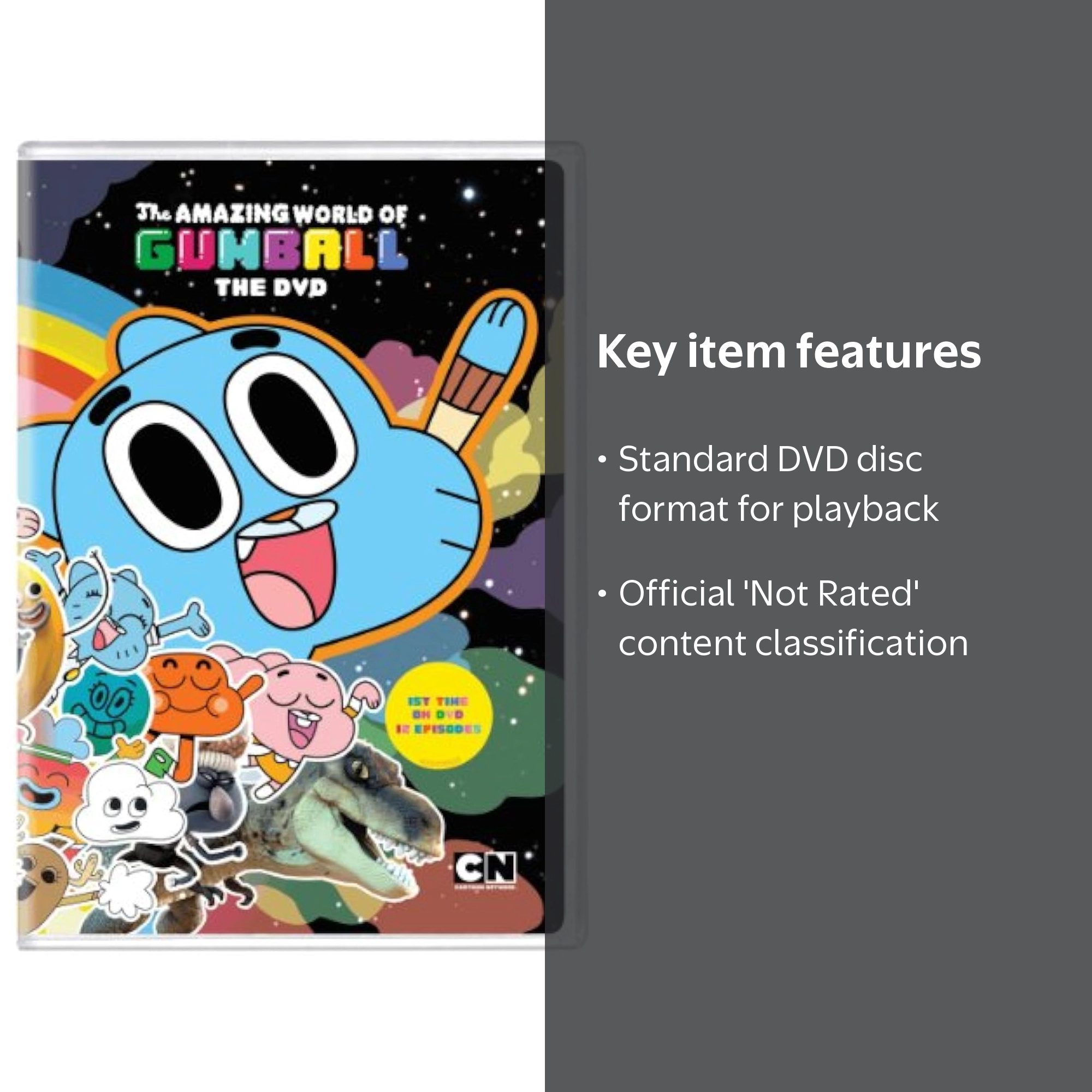 Warner Bros, DVD, The Amazing World of Gumball, 132 mins - Walmart.com