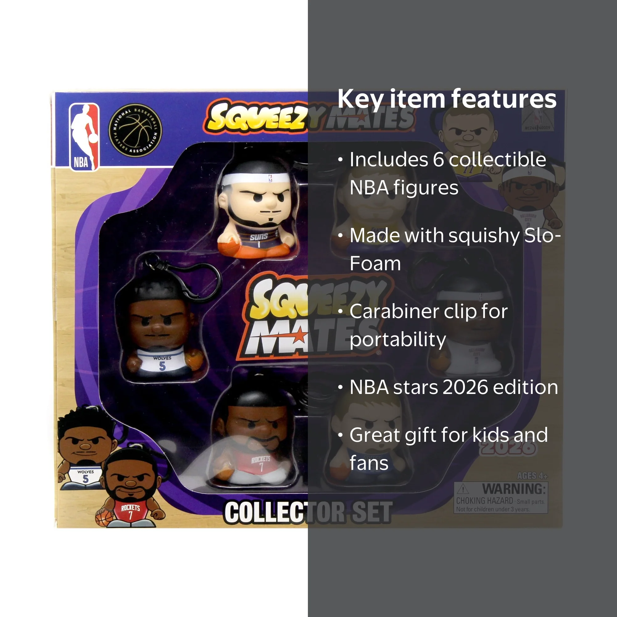 NBA Squeezy Mates Basketball 2026 Collector Set - Walmart.com