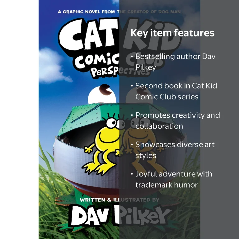 Dav Pilkey, Graphic Novel, Cat Kid Comic Club: Perspectives