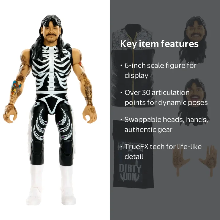 WWE Ultimate Edition Action Figure, Dirty Dominik Mysterio, 6-inch