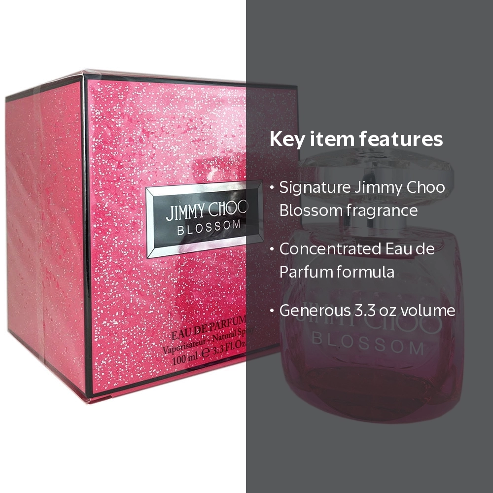 Jimmy Choo Blossom Floral Eau de Parfum, Rose Scented Perfume for