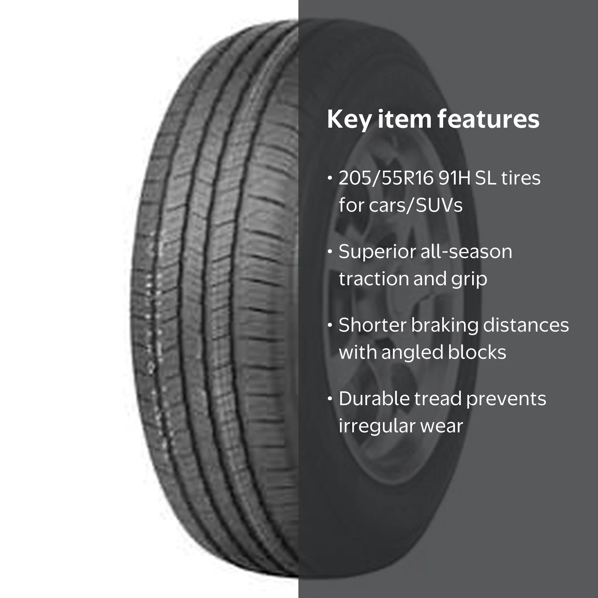 ①VRX3 205/55R16 23年製(1/4) Evoluxx Capricorn HP 205/55R16 91H A/S Performance Tire Fits
