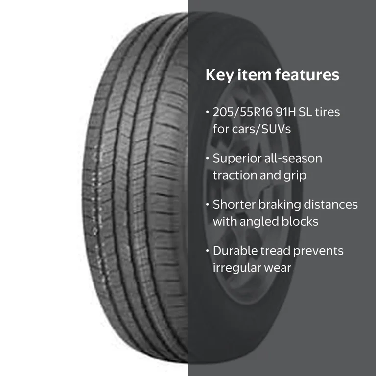 Evoluxx Capricorn HP 205/55R16 91H A/S Performance Tire Fits