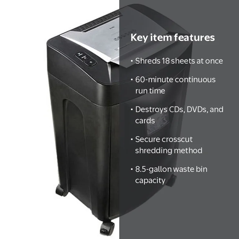 Royal 89121R 1840MX 18-Sheet Crosscut Shredder - Walmart.com
