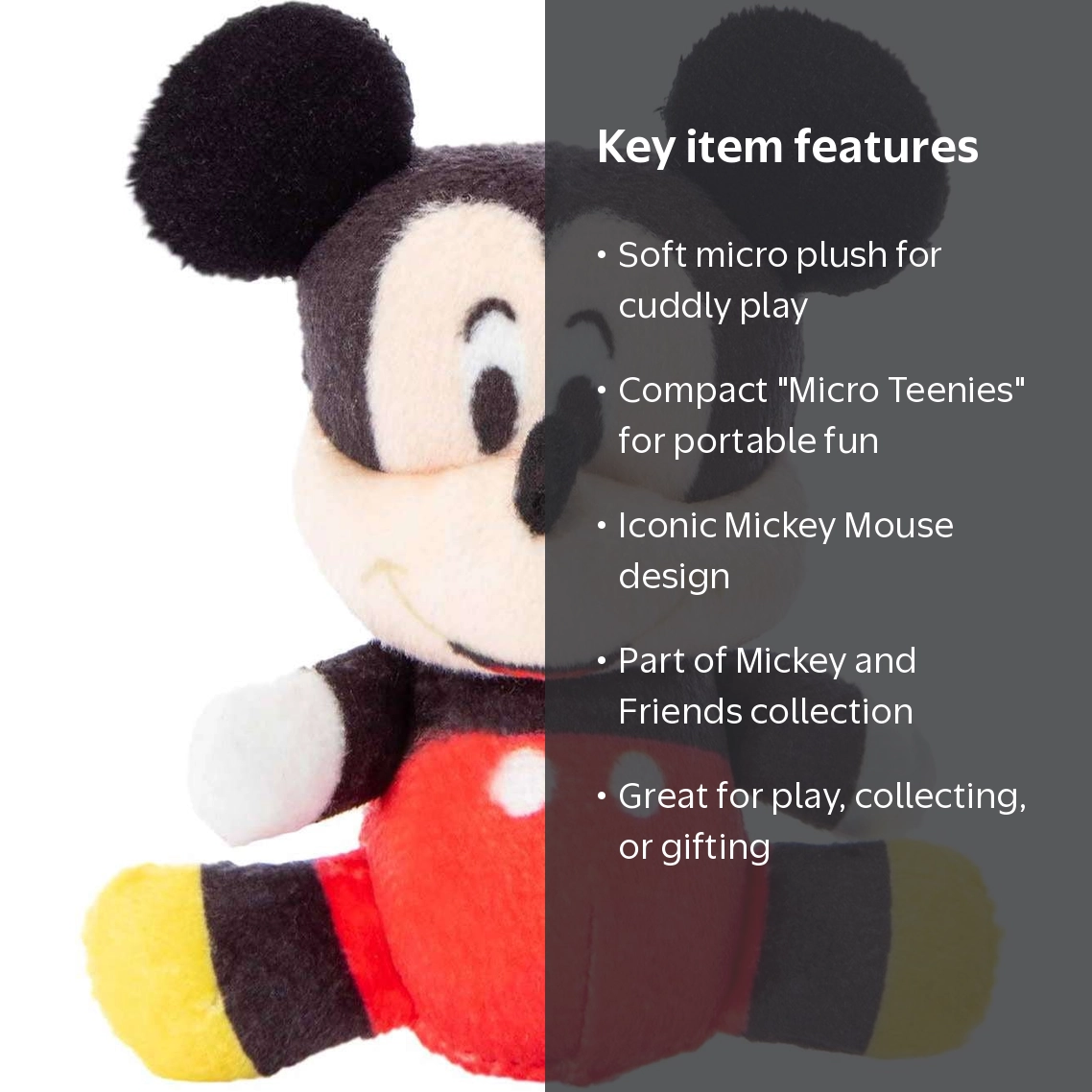 Disney Micro Teenies! Mickey Mouse Micro Plush - Walmart.com