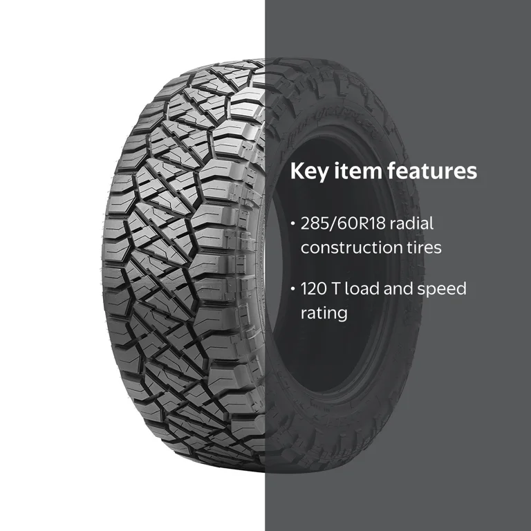 Nitto Ridge Grappler 285/60R18 120 T Tire - Walmart.com