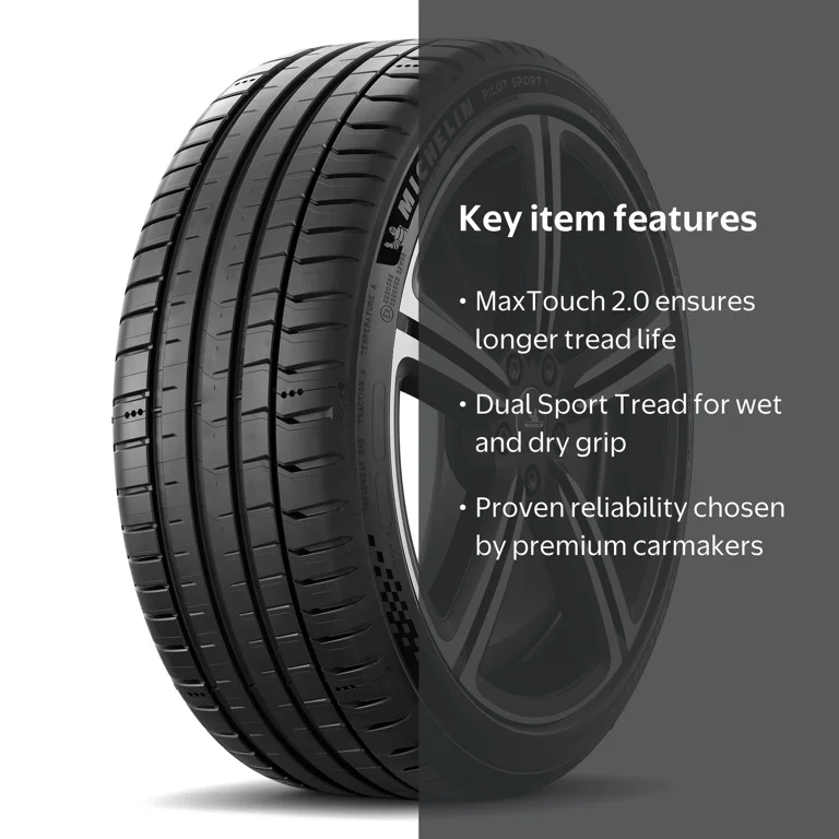 Michelin Pilot Sport 5 225/50ZR17 (98Y) XL - Walmart.com