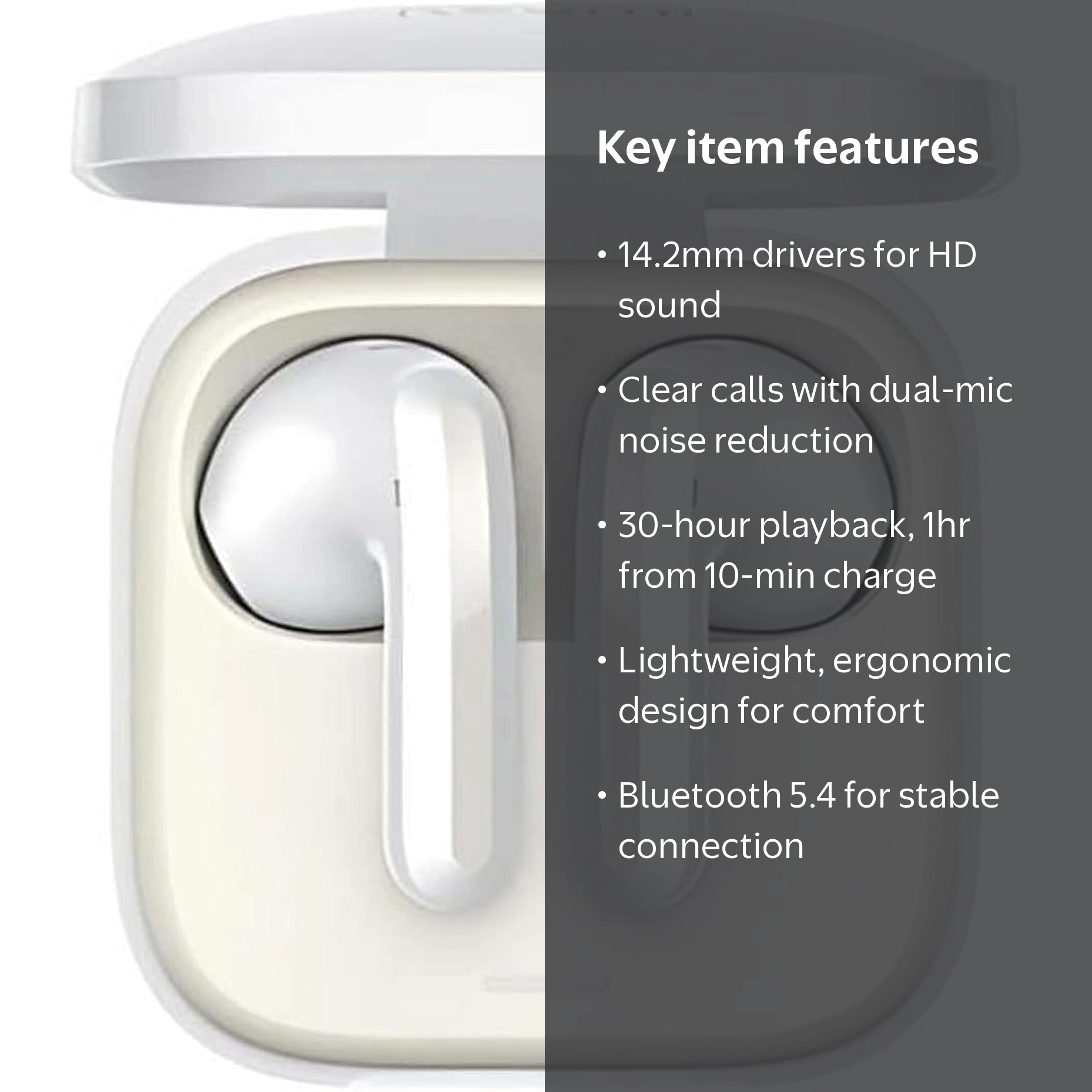 Xiaomi Redmi Buds 6 Active Bluetooth 5.4 in-Ear Headphones, 30H