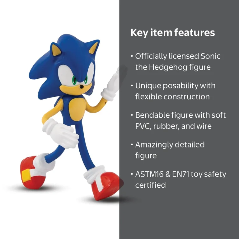 TCG Bend'ems Sonic the Hedgehog - Walmart.com