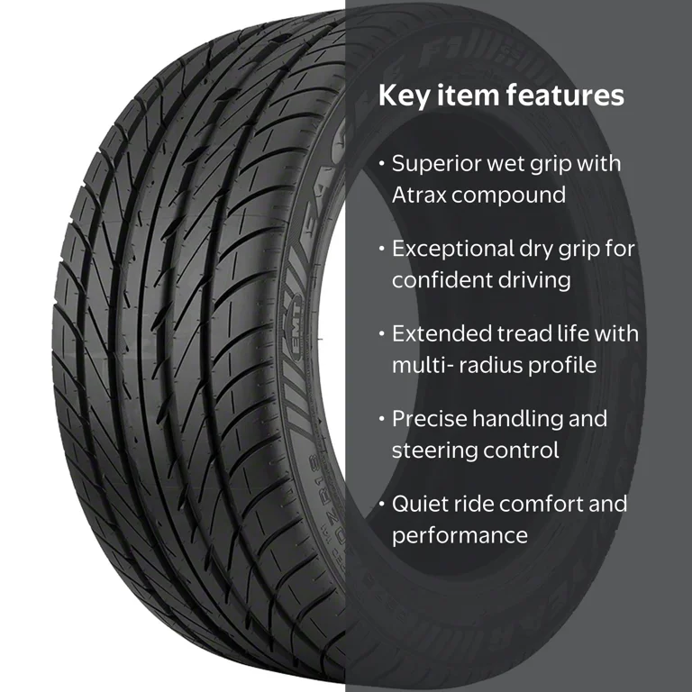 Goodyear Eagle F1 GS EMT, UHP Driver Tire, P275/40ZR18 94Y