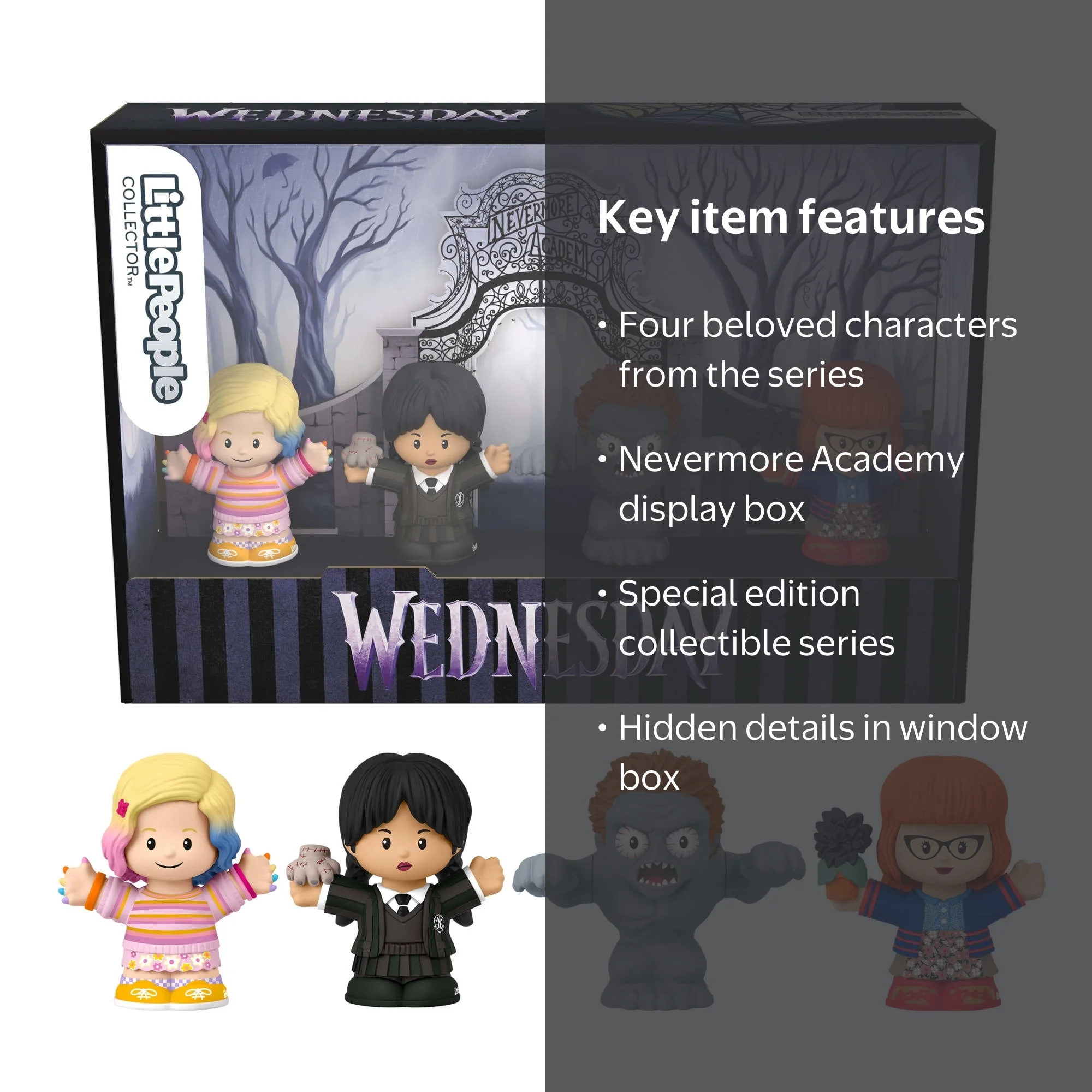 Little People, Collector Wednesday Special Edition Set, 4 Figures