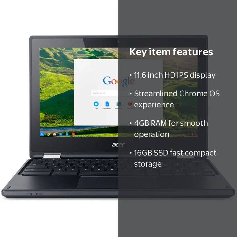 Restored Acer C738TC44Z Touchscreen Chromebook Laptop 4GB RAM 16GB
