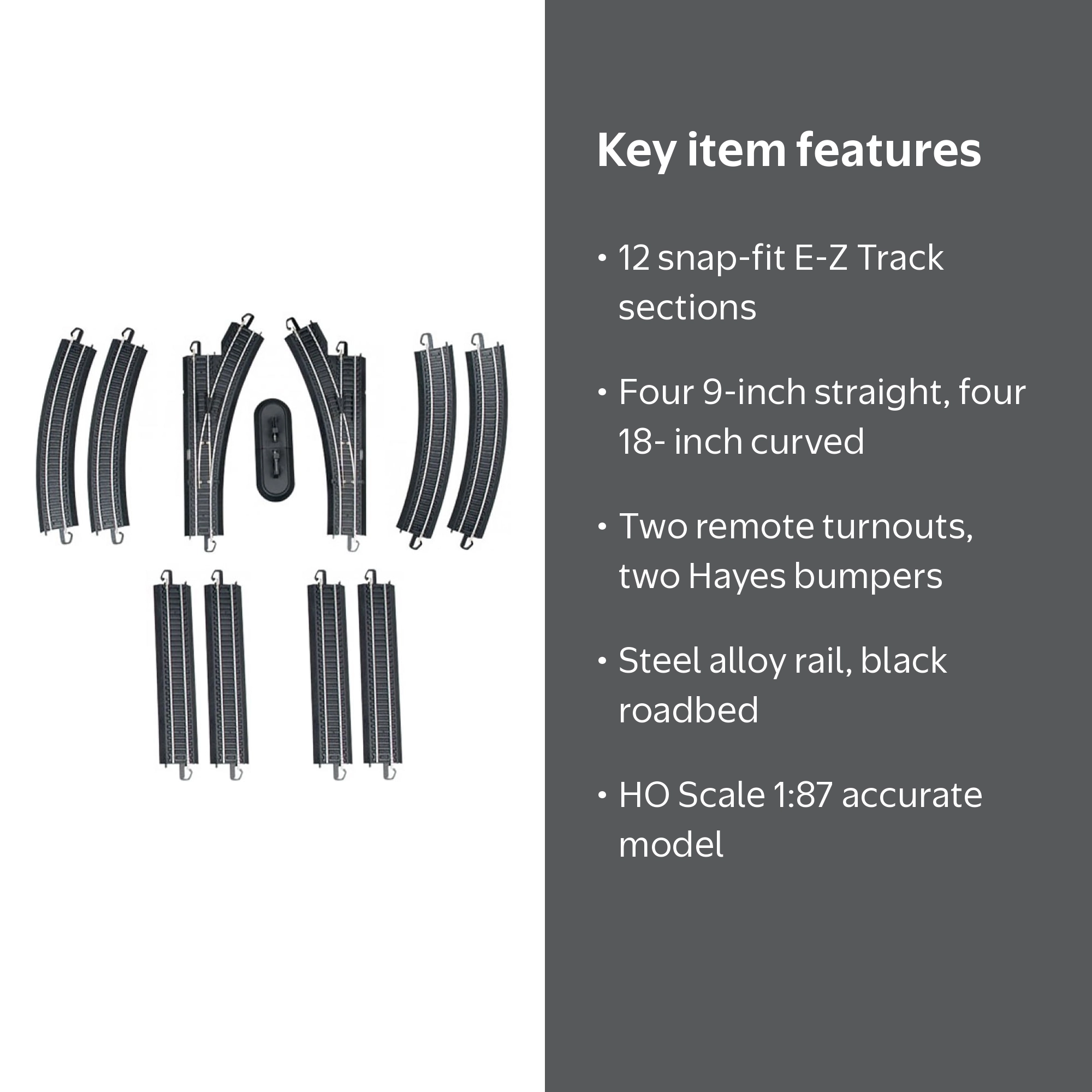 Bachmann Trains HO Scale E-Z Track Layout Expander Set - Walmart.com
