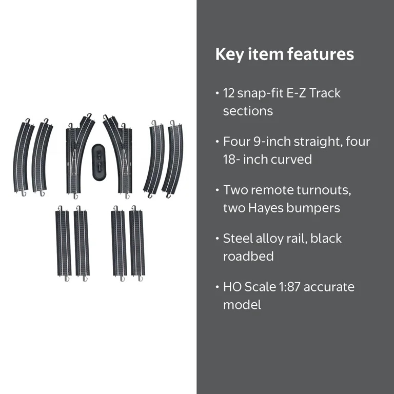 Bachmann Trains HO Scale E-Z Track Layout Expander Set - Walmart.com
