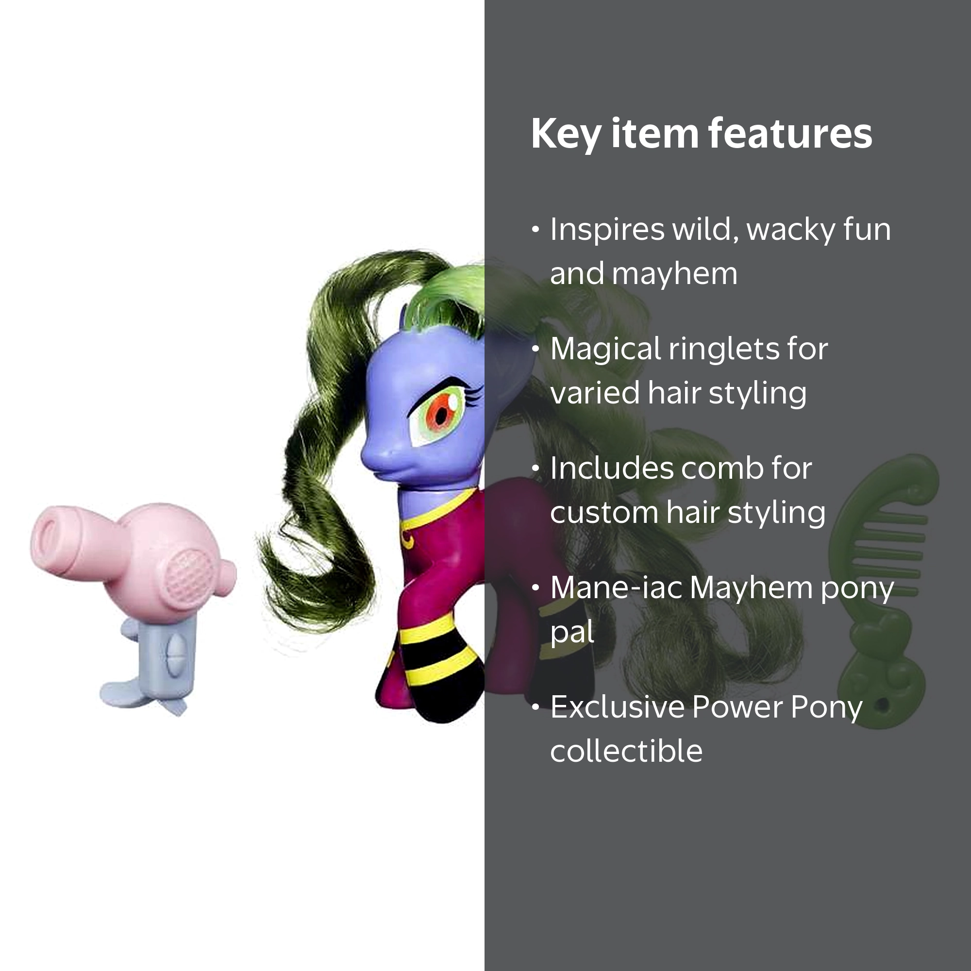 Pony My Little Pony Friendship Is Magic Power Ponies Mane-Iac Figure