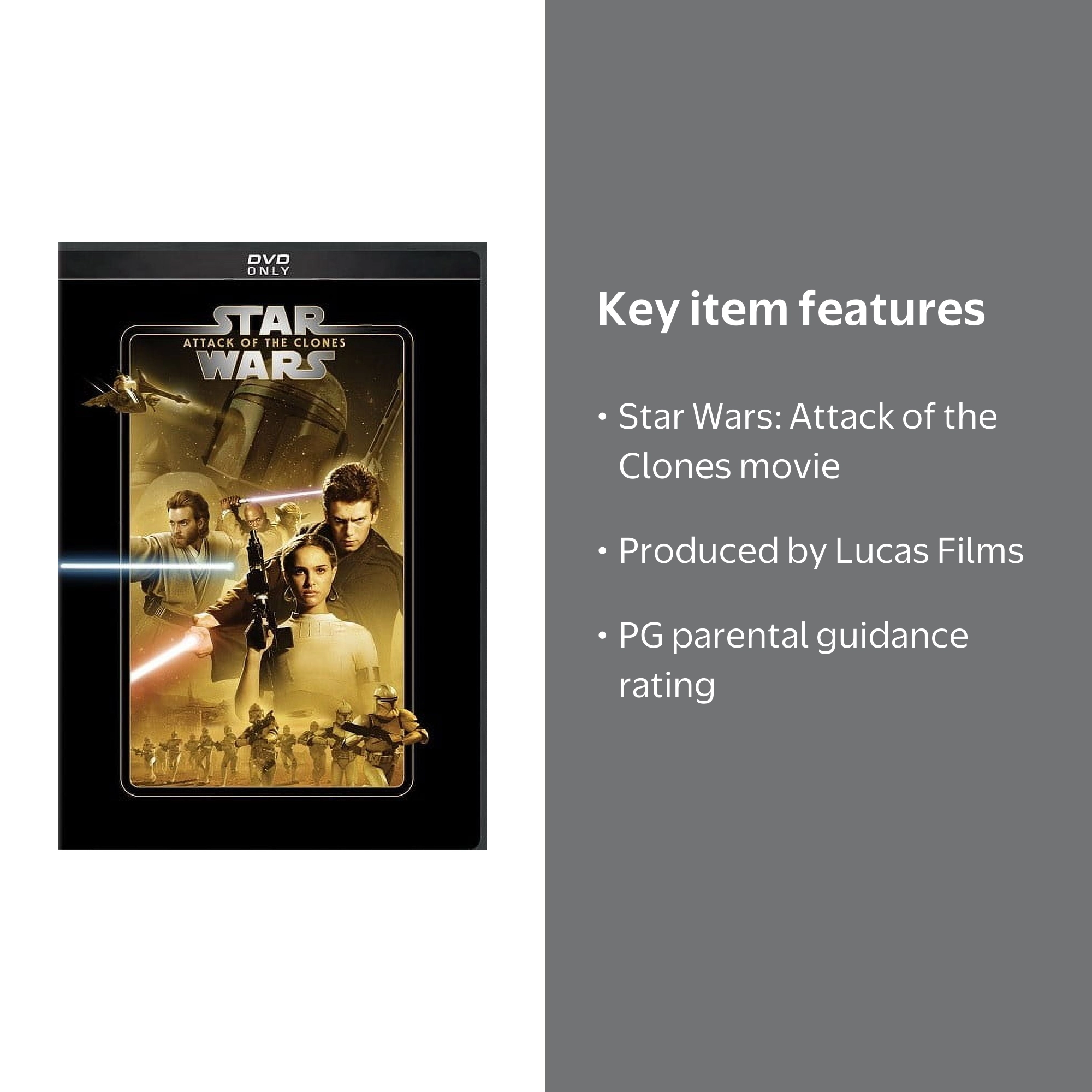 Star Wars: Episode II: Attack of the Clones - Walmart.com