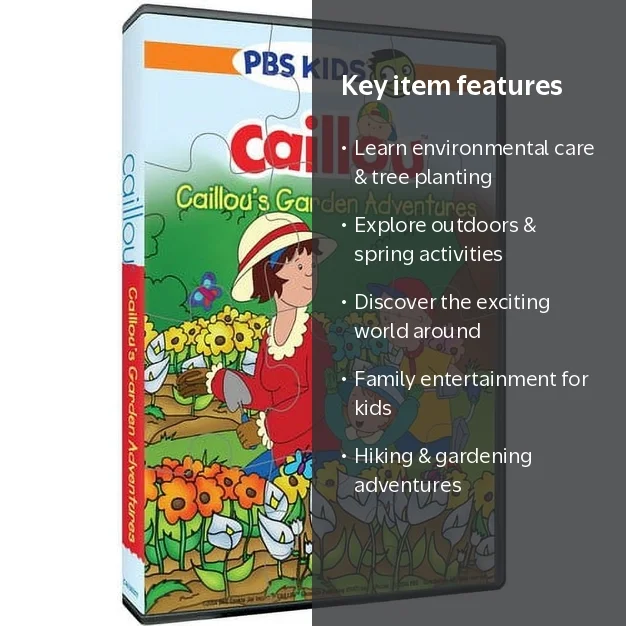 Caillou: Caillou's Garden Adventures & Puzzle (DVD), PBS (Direct