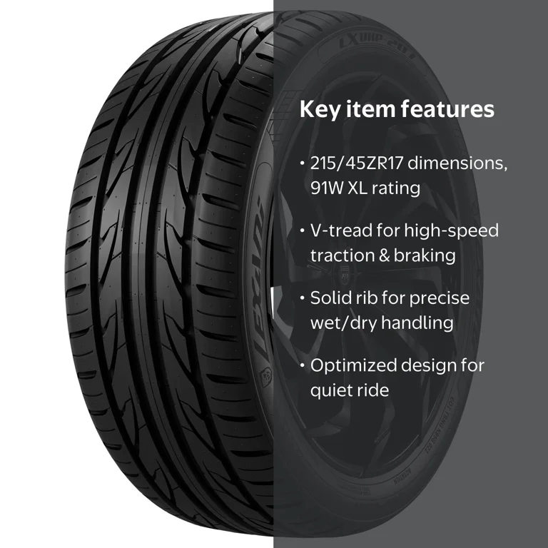 Lexani, Passenger Tire, 215/45ZR17, UHP All Season, XL - Walmart.com