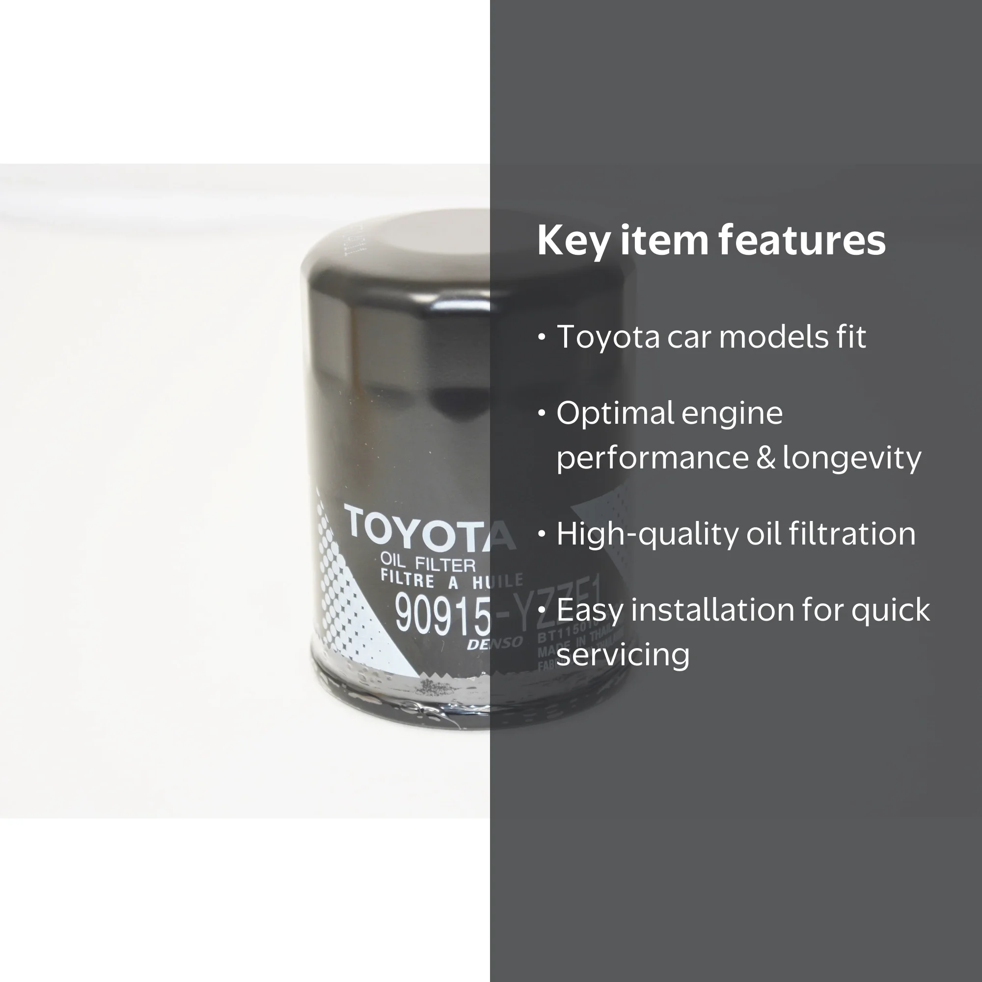 Toyota Genuine Oil Filter 90915-YZZF1 Motor Oil Filter Fits Toyota