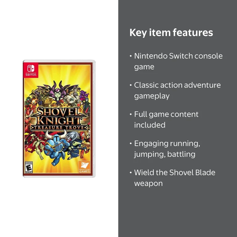 Shovel Knight Game: Treasure Trove Edition for Nintendo Switch