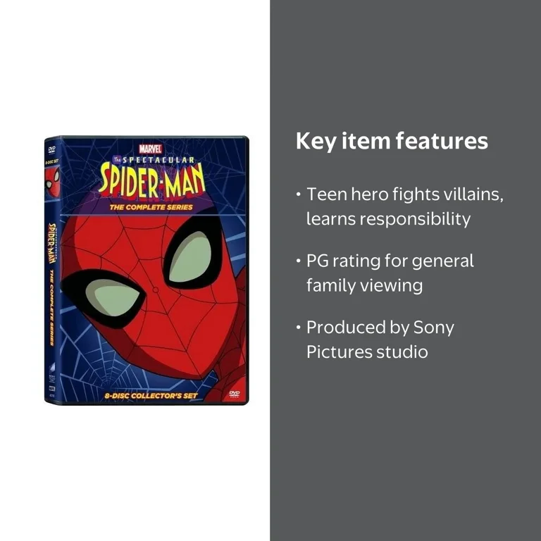 Spectacular Spider-Man: Complete Animated TV Series Collection Set