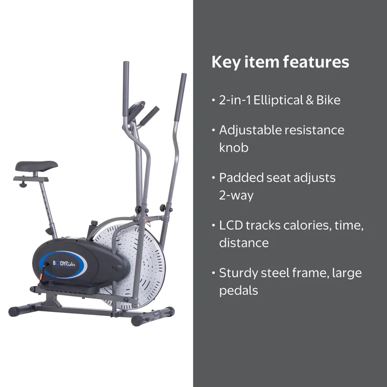 Body Rider 2-in-1 Cardio Dual Trainer - Walmart.com