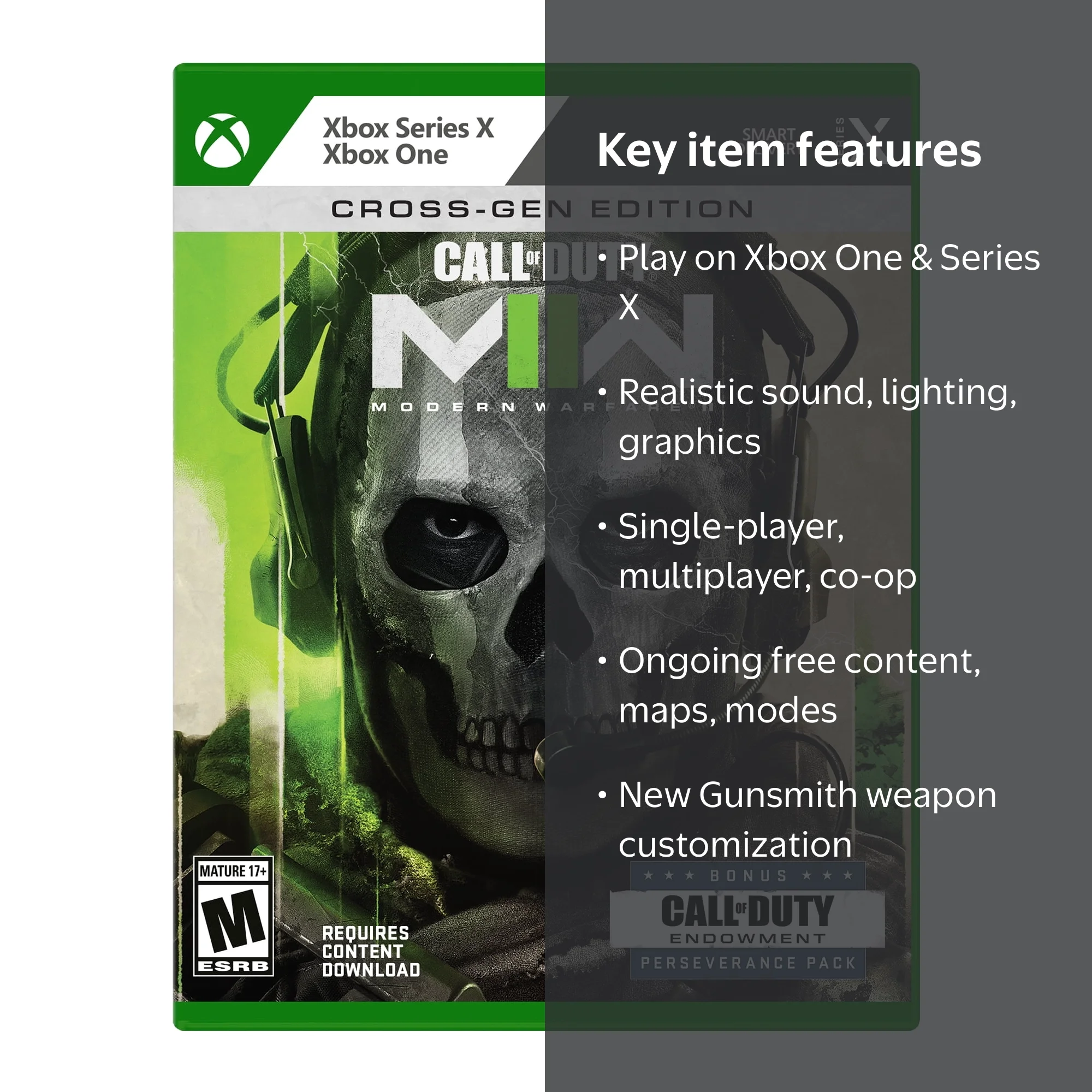 Open Box) Call of Duty®: Modern Warfare® II - Cross-Gen Bundle