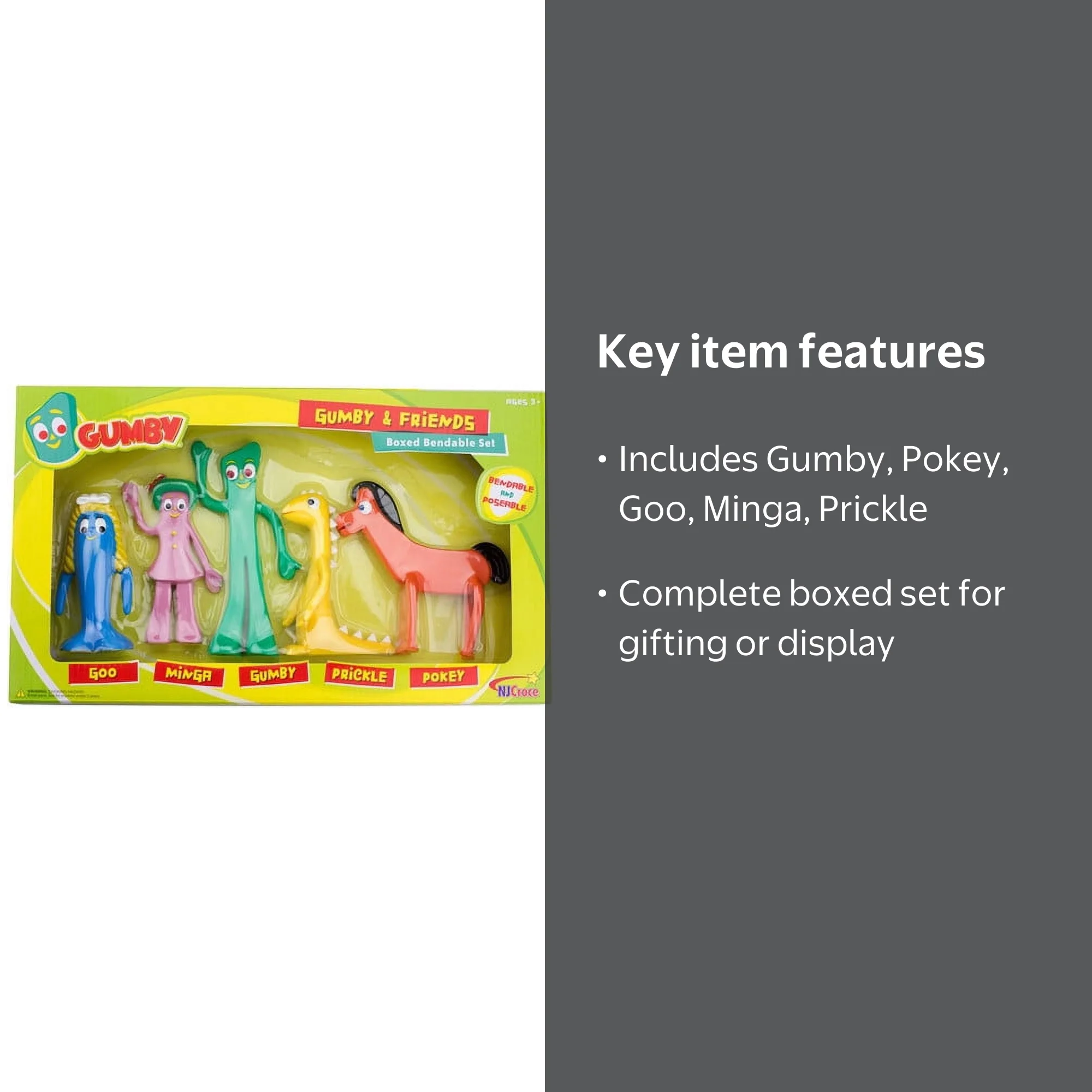 Gumby and Friends Bendable Boxed Set - Walmart.com